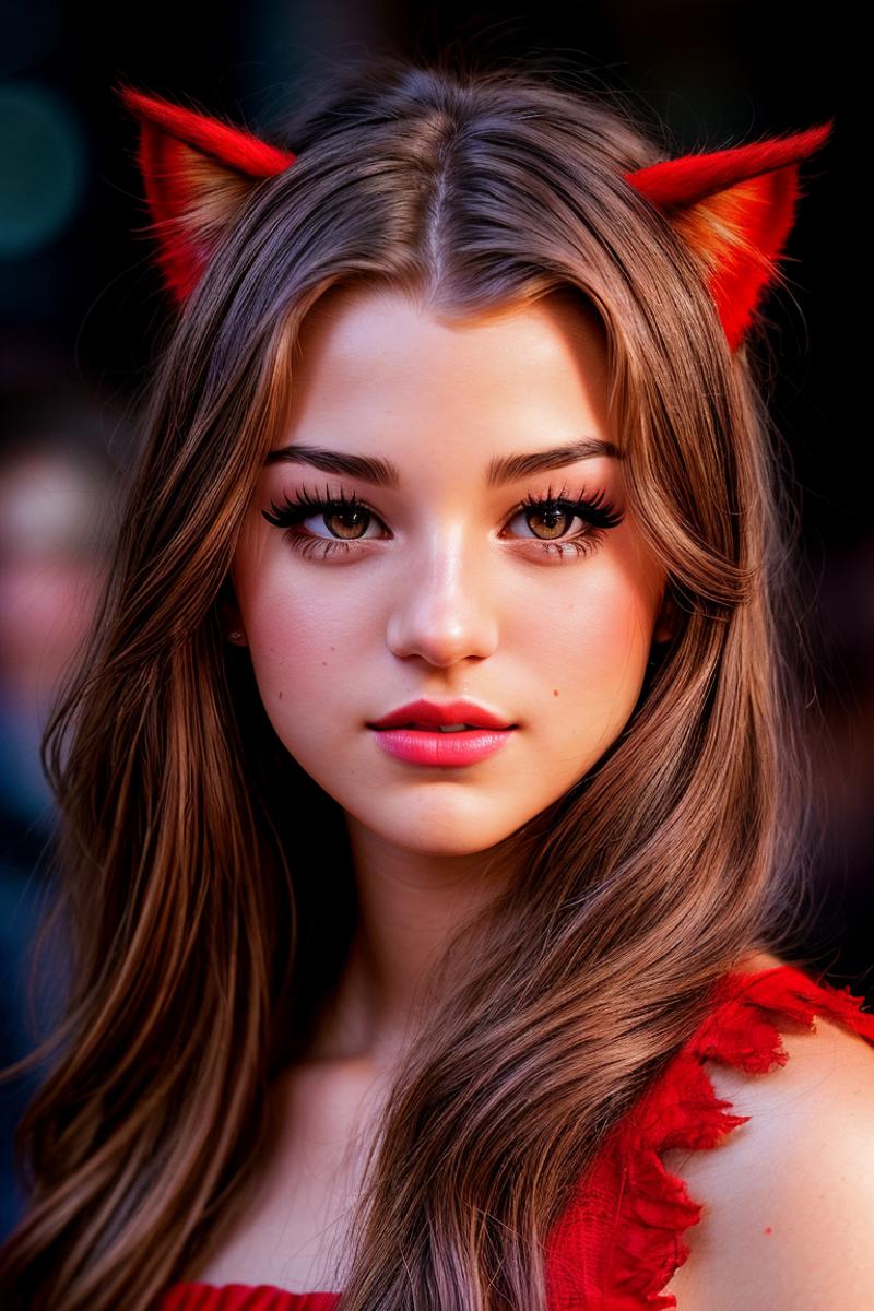 00082-3741151014-icbinpICantBelieveIts_final-photo of beautiful (brmonk_0.99), a woman in a (movie premiere gala_1.1), perfect hair, wearing (red cat costume_1.1),  ((Tweenc.png